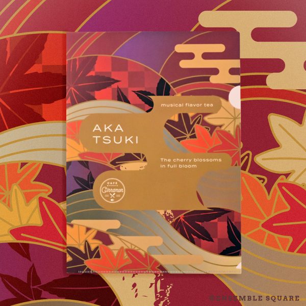 「Flavor card」デザイン クリアファイル<br>［紅月］