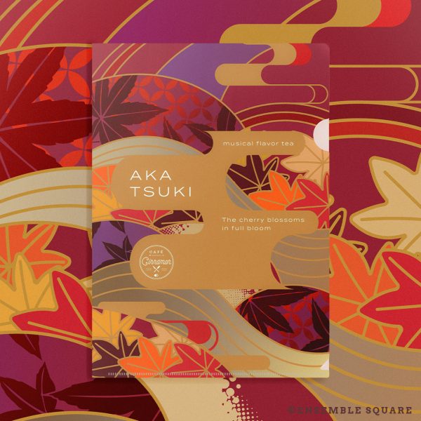 「Flavor card」デザイン クリアファイル<br>［紅月］（2025年1月～）