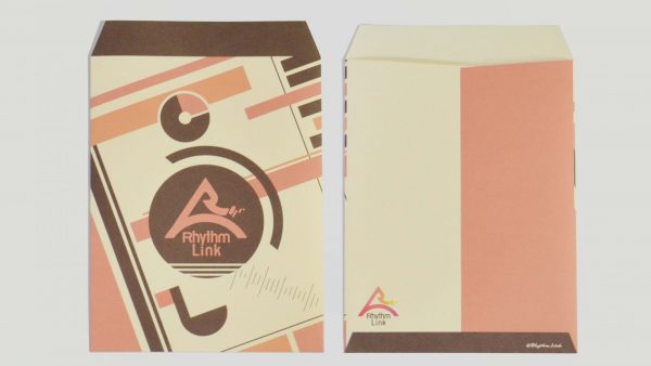 ESオリジナルステーショナリー 角3封筒<br> _Rhythm Link（5枚入り）