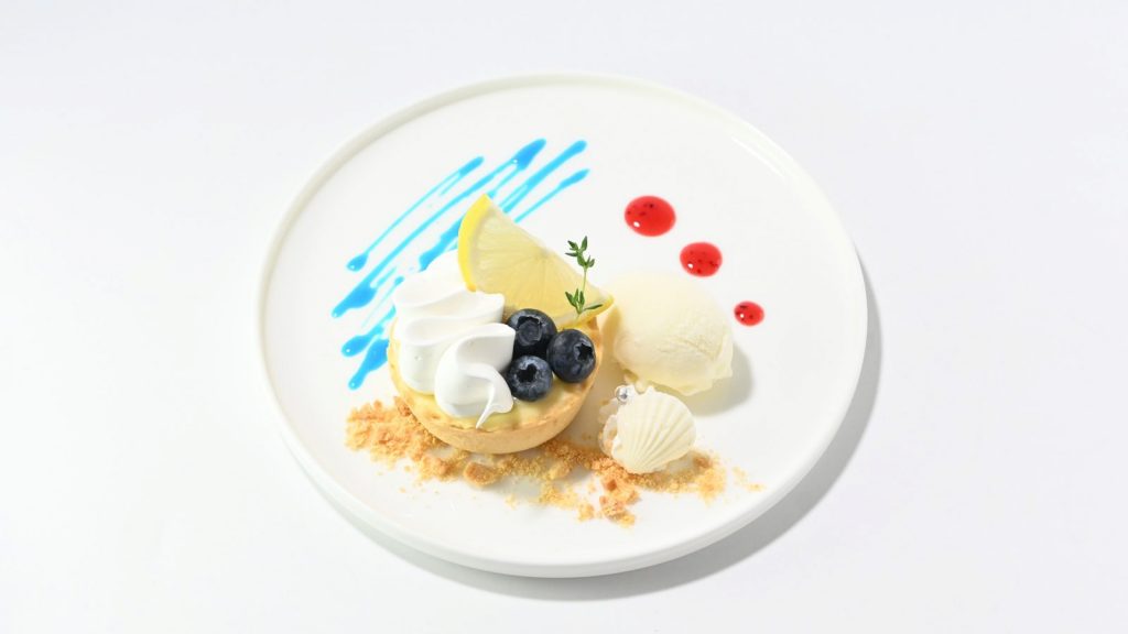 トリコロールマリンケーキプレート