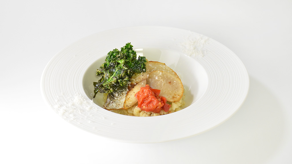 白身魚のこだわりチーズリゾット［REVIVAL］<br>※10.16-11.15はA：カレー定食／<br>B：シチュー定食は期間中休止